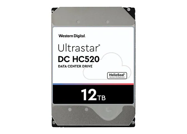 דיסק קשיח פנימי לנייח "3.5 Western Digital 12TB Ultrastar