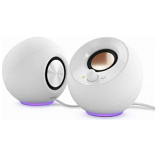 רמקולים למחשב Creative  PEBBLE SE RGB 4.4W RMS White