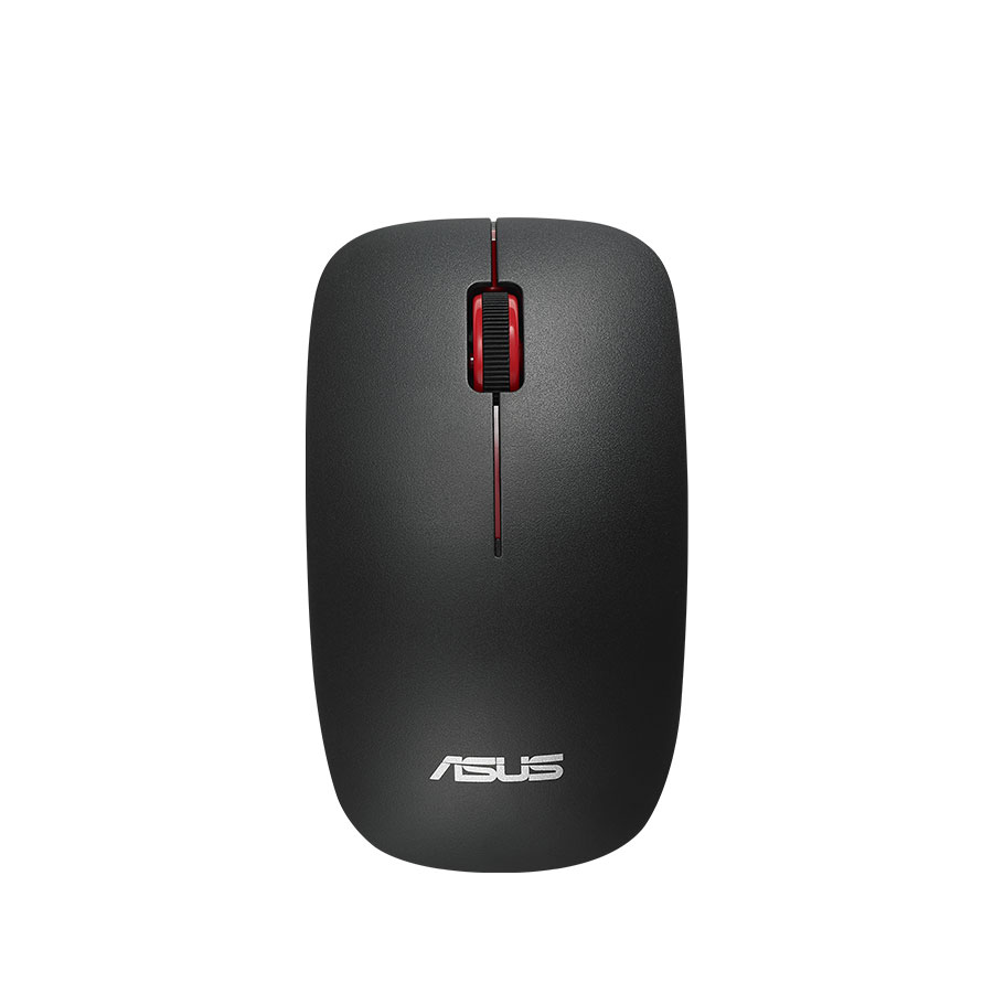 עכבר אלחוטי ASUS WT300 WIRELESS MOUSE 2.4GHZ 1600DPI BLACK-RED 90XB0450-BMU000