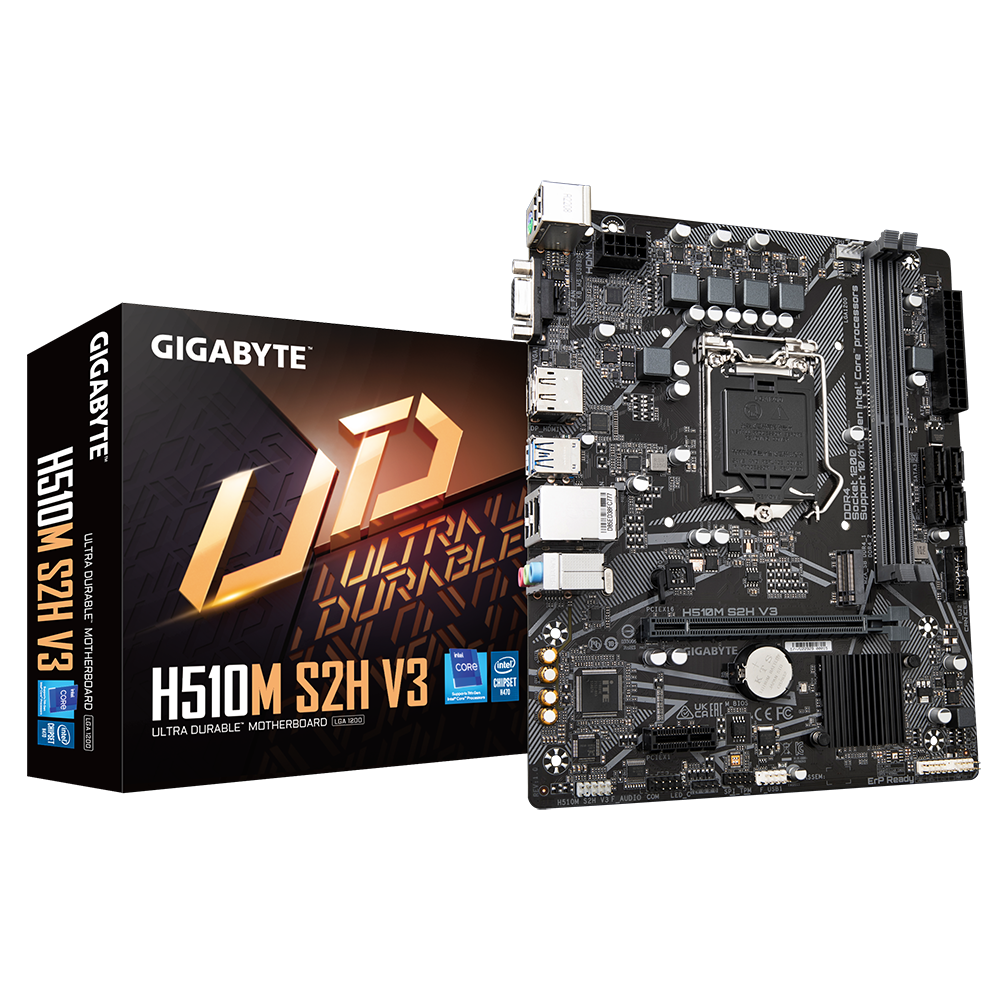 לוח ראשי GigaByte H510M S2H V3 -  Socket 1200