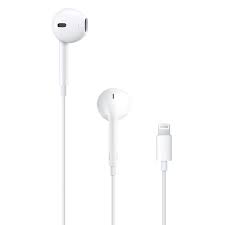 אוזניות חוטיות  Apple EarPods with Lightning Connector MWTY3ZM/A