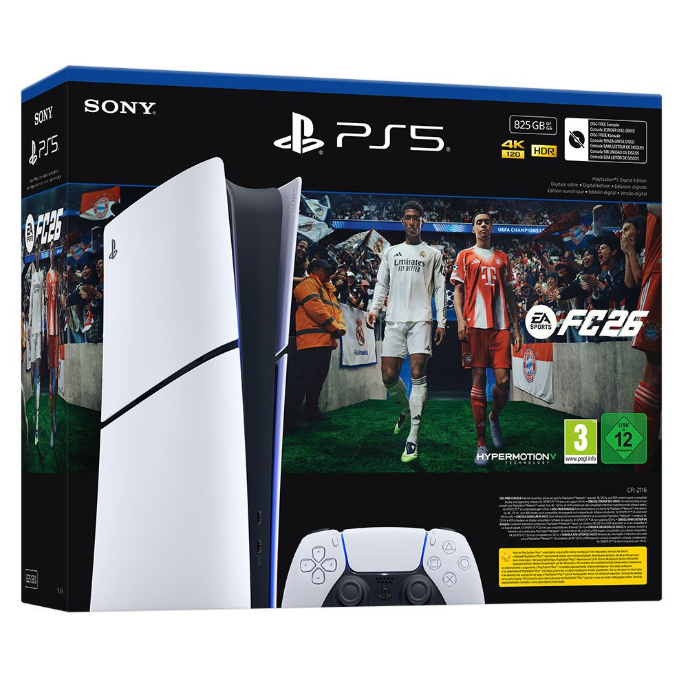 קונסולה Sony PlayStation5 Digital Edition+FIFA26 יבואן רשמי