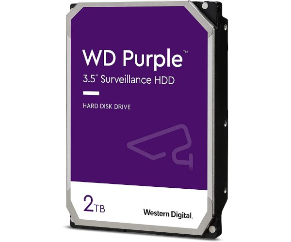 דיסק קשיח Western Digital 2000GB SATA III 5400Rpm 3.5" Purple WD23PURZ