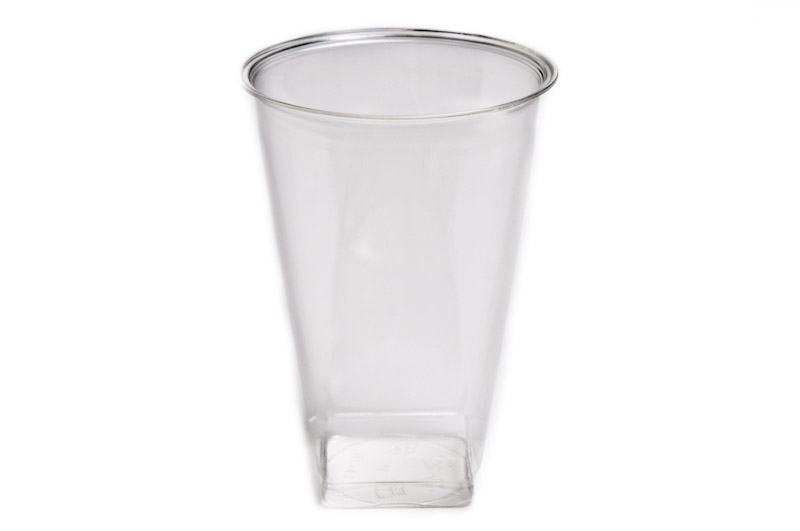 כוס קריסטל מרובע 20 יח' - שקוף