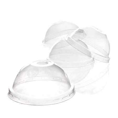 מכסה כיפה לכוס 95/97 50 יח' - שקוף**