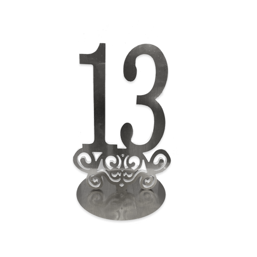 מרכז שולחן מספר 13 בר מצווה - כסף 