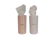 2 קופסאות טישו עגולות 60 יח' - צבע משתנה