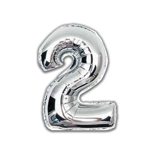 בלון מספרים 2 - כסף