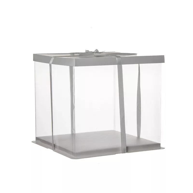 קופסה שקופה 26X26 ס"מ + סרט - בינוני