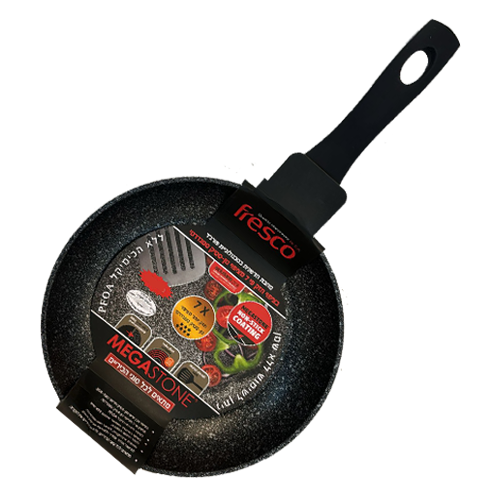 מחבת Fresco מגה סטון 28 ס"מ - שחור