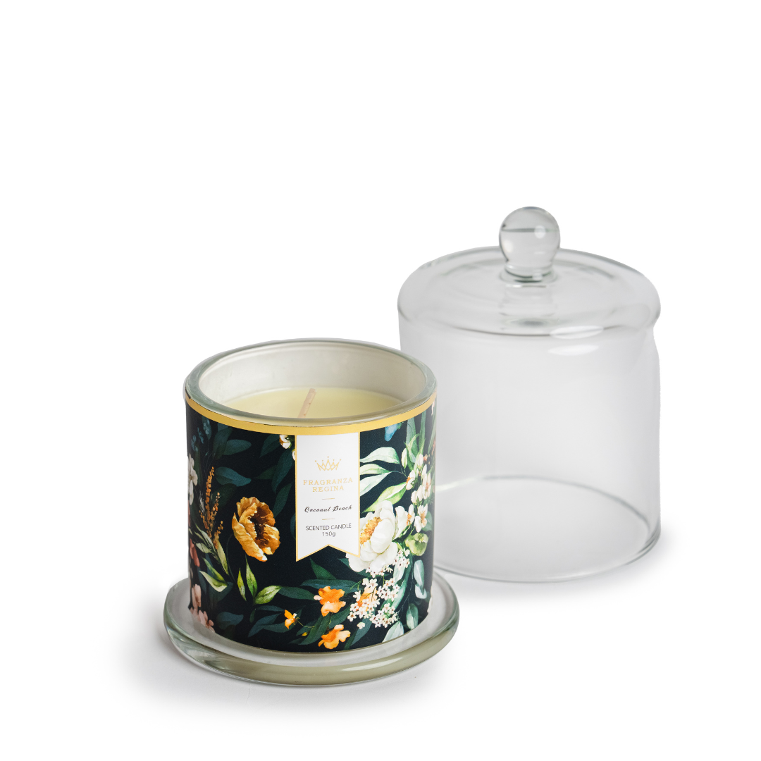 נר ריחני ניחוח קוקוס 150 ג'