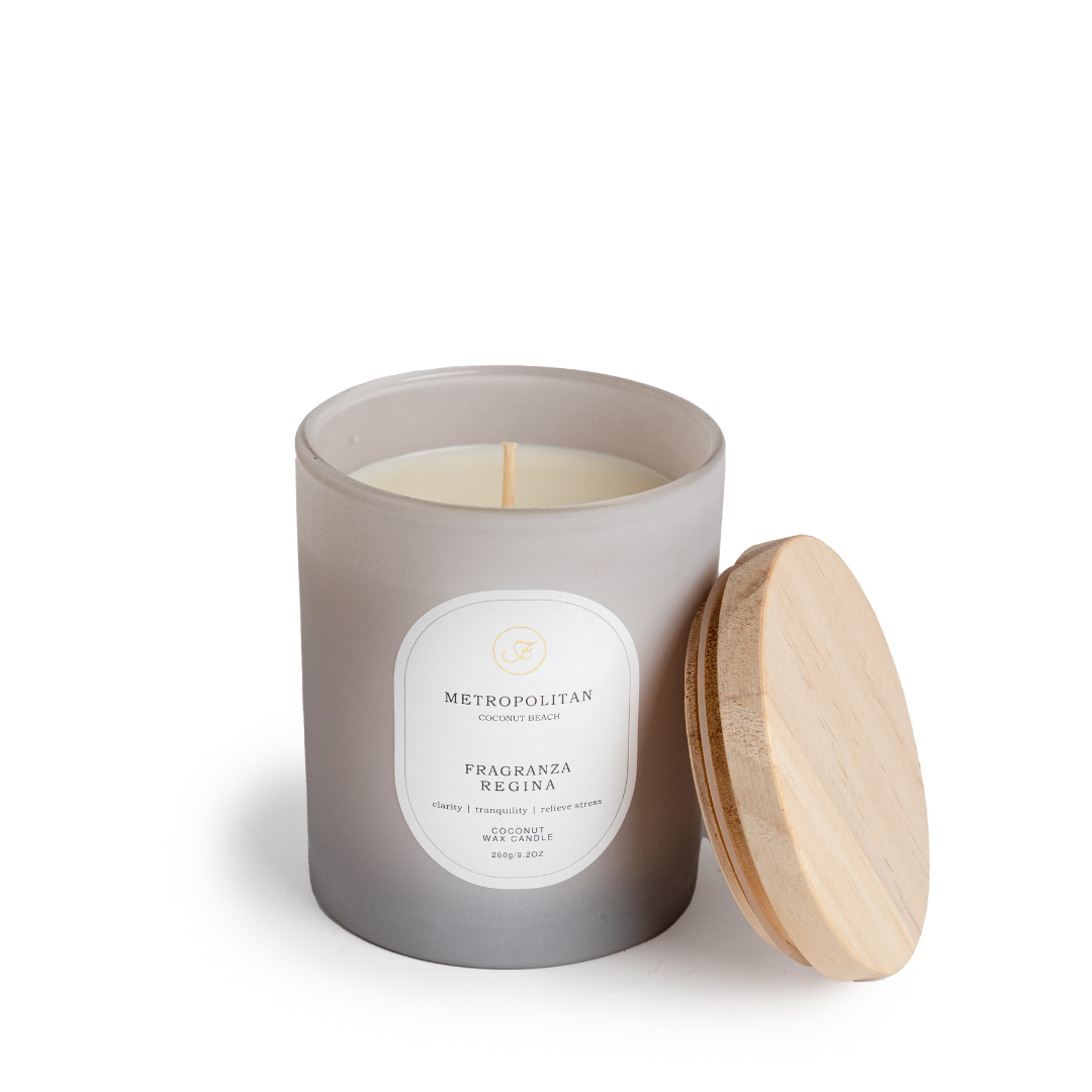 נר ריחני ניחוח קוקוס 260 ג'