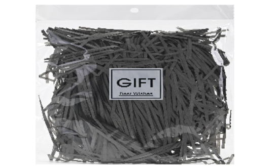 נייר גרוס למילוי משלוח מנות פורים - שחור