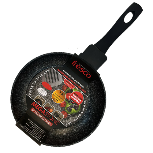 מחבת Fresco מגה סטון 30 ס"מ - שחור