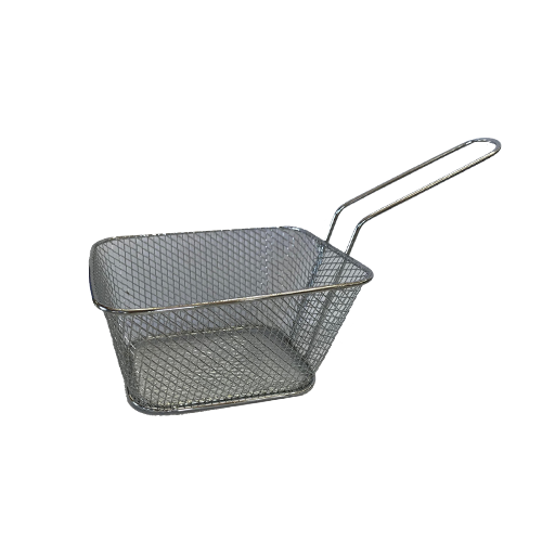 סלסלת מתכת להגשה - כסף