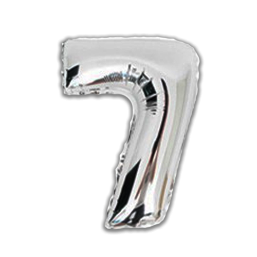 בלון מספרים 7 - כסף