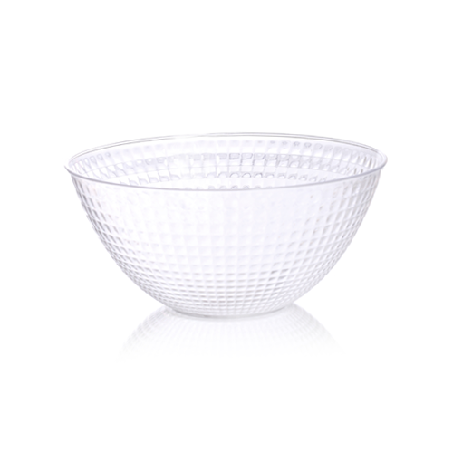 קערת פלסטיק גומות - שקוף