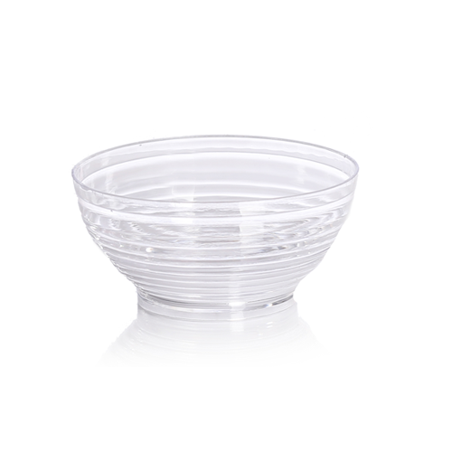 צלוחיות פסים מיני 12 יח'- שקוף