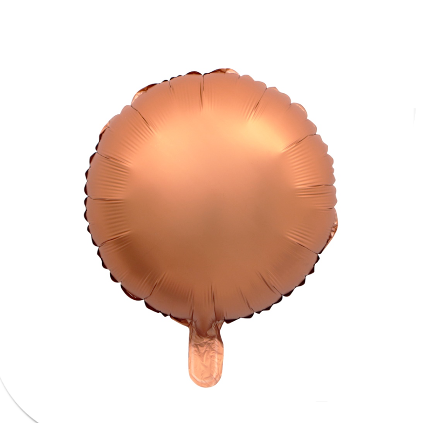 בלון הליום עגול - רוז גולד