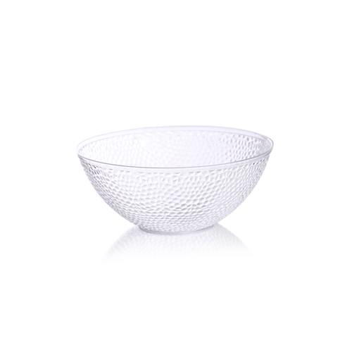 קערת פלסטיק יהלום קטן - שקוף