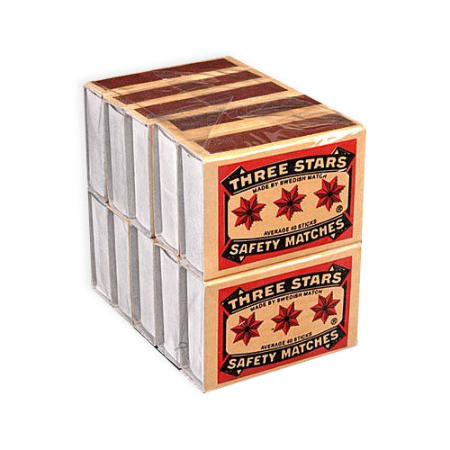 מארז 10 חבילות גפרורים