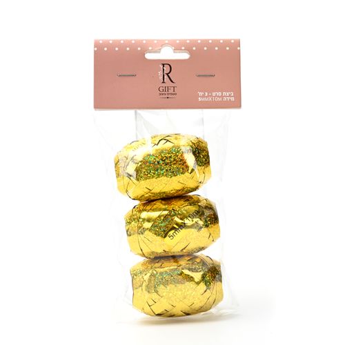 סרט לעטיפה 3 יח' - זהב