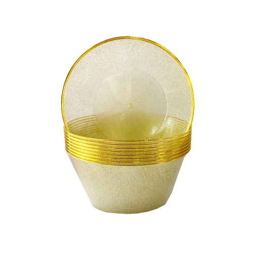 מרקייה פלסטיק  ICE אייס 10 יח'- ניצוצות זהב