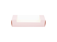 קופסת קרטון לאינגליש קייק+חלון - ורוד