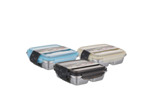 אירגונית נירוסטה מחולקת 550 מ"ל - צבע משתנה