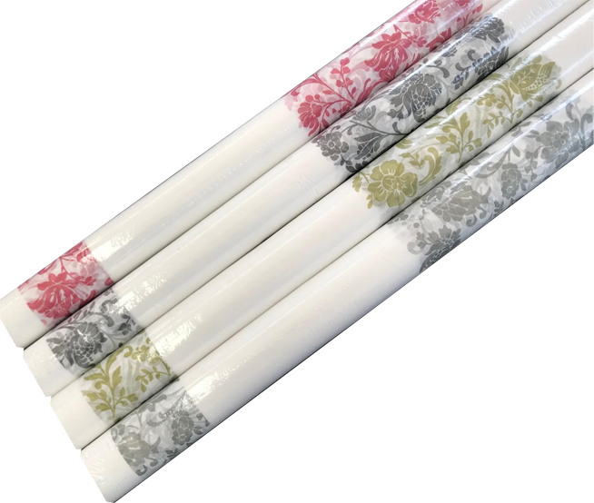 גליל מפת אלבד מעוטרת - לבן שחור