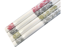 מפת שולחן אלבד מעוטרת - לבן כסף