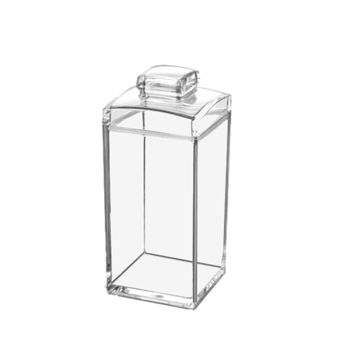 קופסת אחסון אקריליק יהלום 700 מ"ל
