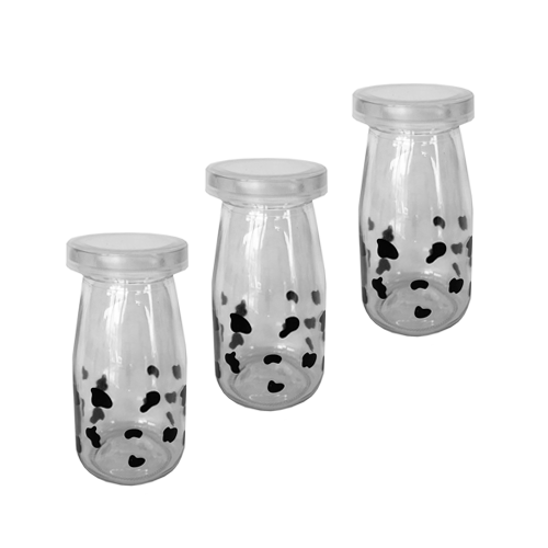 מיני בקבוק מעוצב לחלב לשבועות 10 ס"מ - שקוף