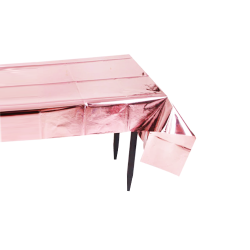 מפת שולחן מטאלית -ורוד