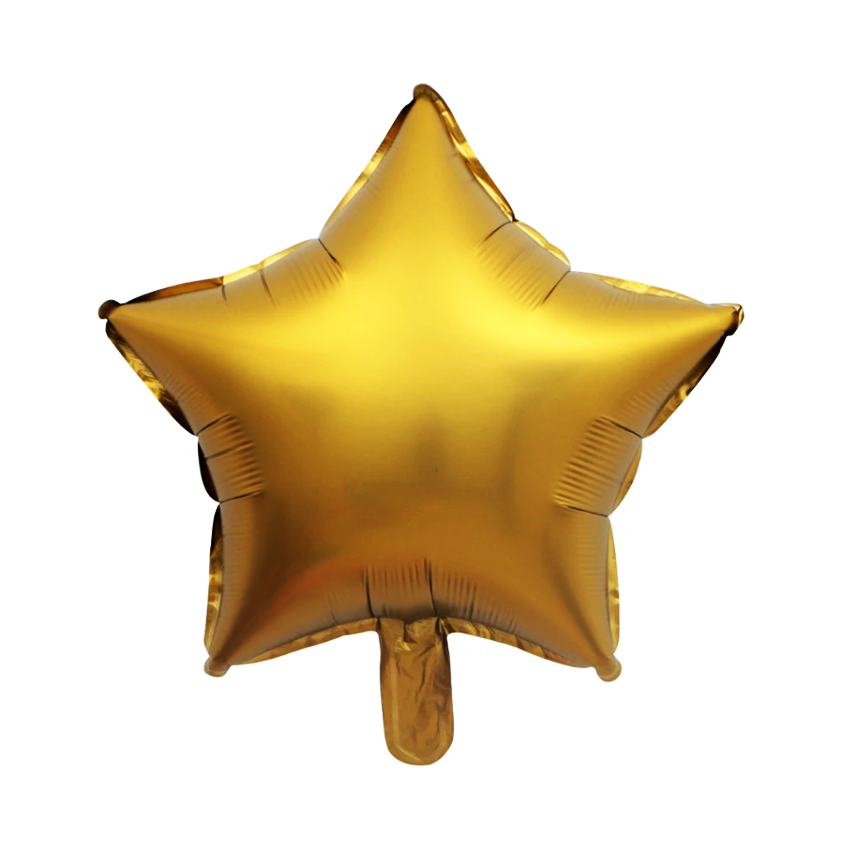 בלון הליום כוכב מט - זהב