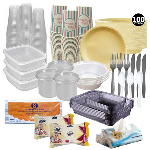 חבילת אירוח בסיס ל100 סועדים