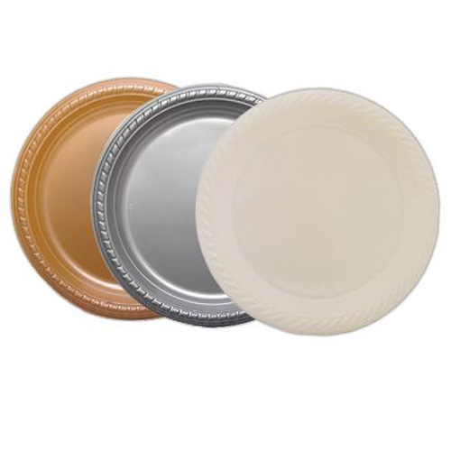  צלחת 9 איכותית 25 יח' - צבע משתנה