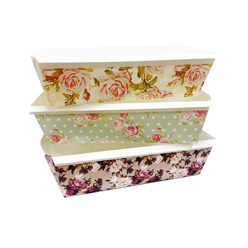 תבנית אפיה מנייר לחלה גדולה - צבע משתנה