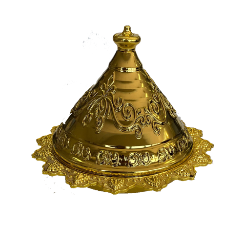 טאגין מפלסטיק לחינה - זהב