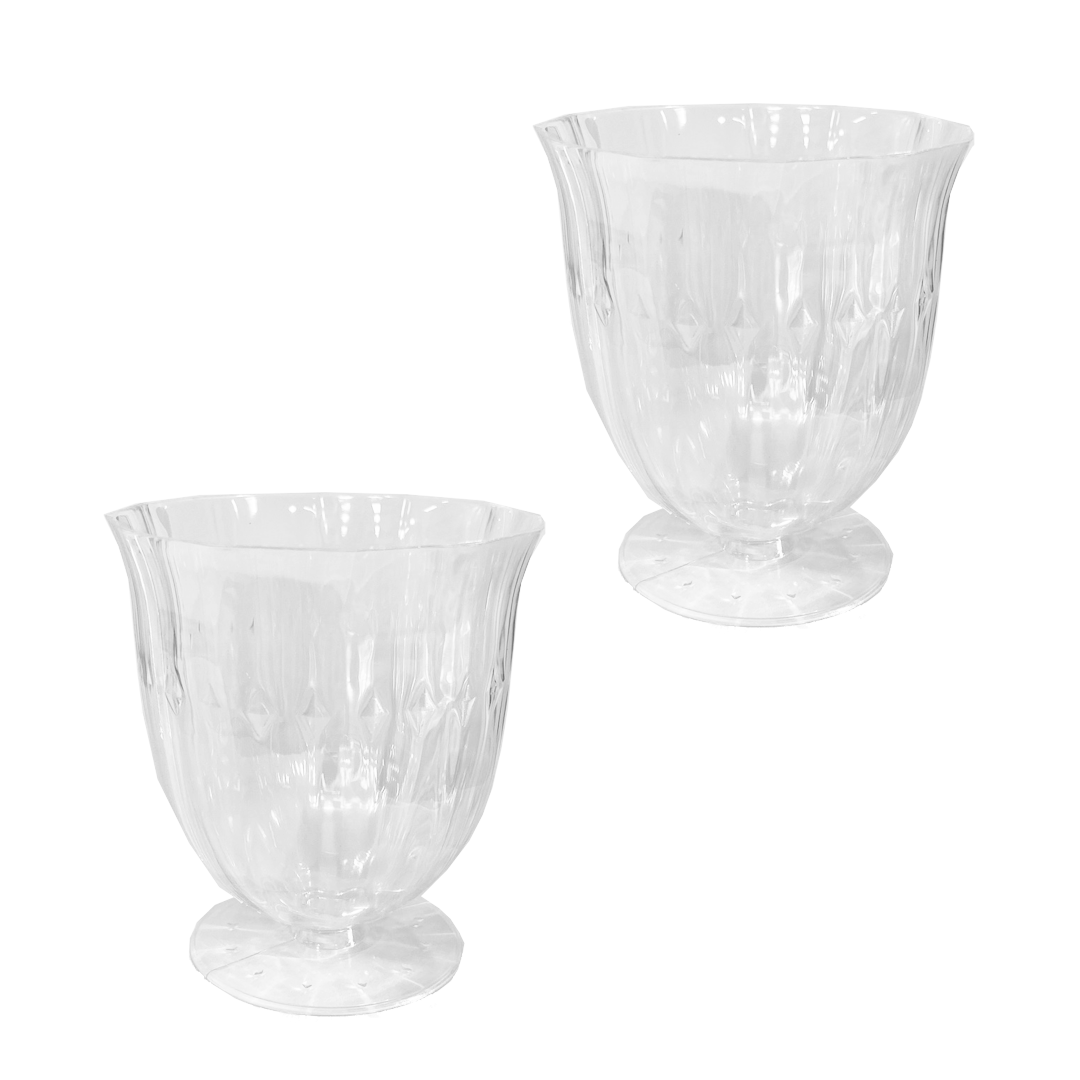 גביעי וינטג' מיני לקינוח 10 יח' - שקוף