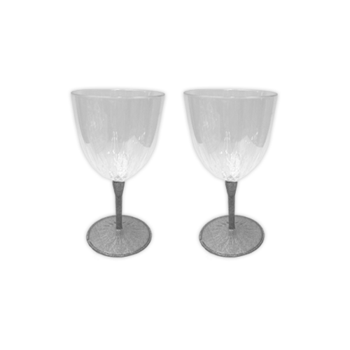 כוס יין קטנה ניצוצות 8 יח' - כסף