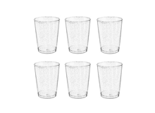 כוס מיני לקינוח ניצוצות כסף 12 יח'