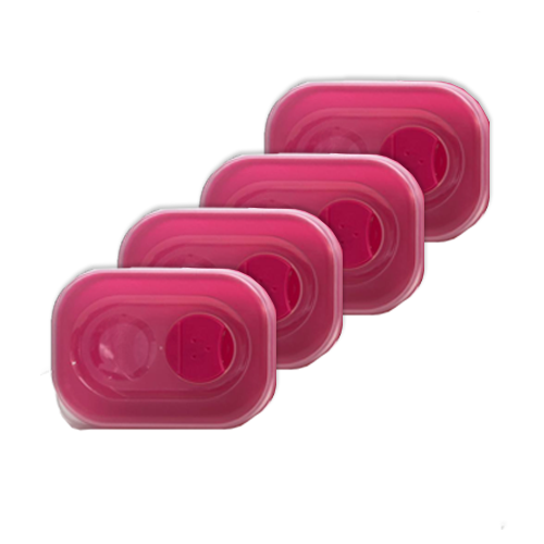 4 קופסאות פלסטיק תמה +שסתום