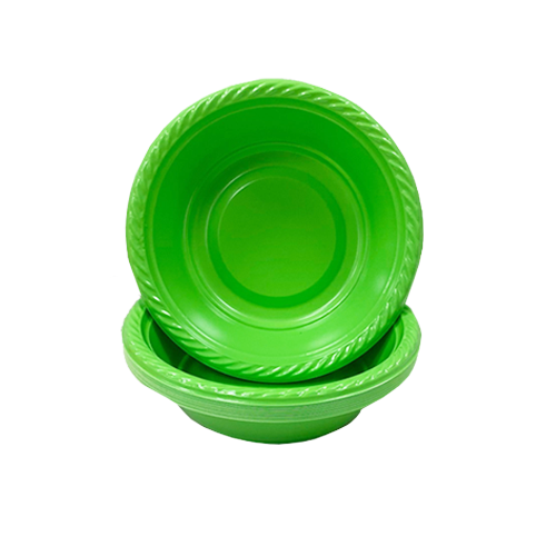 לפתנייה פלסטיק color ארוז 18 יח' - ירוק תפוח