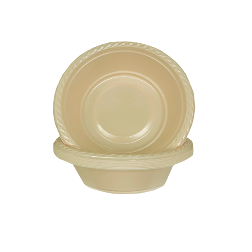 לפתנייה פלסטיק color ארוז 18 יח' - קרם