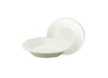 קערה מתכלה קנה סוכר 12 יח' - לבן