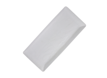 מגש פלסטיק דמוי עץ קטן - לבן