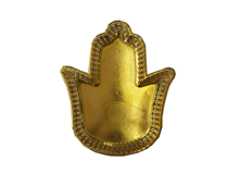 מגש פלסטיק חמסה - זהב