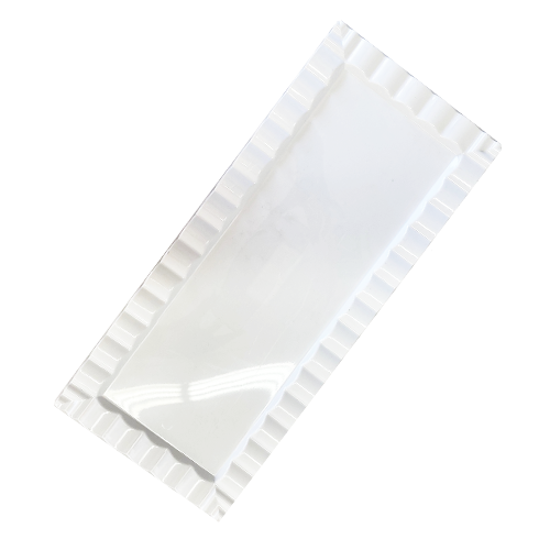 מגש רולדה גלים  גדול - לבן