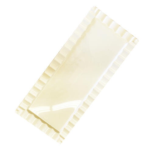 מגש רולדה גלים  גדול - קרם 